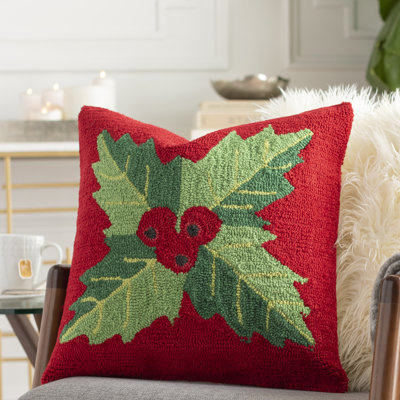 Christmas Mistletoe Throw Pillow Mistletoe Pillow case